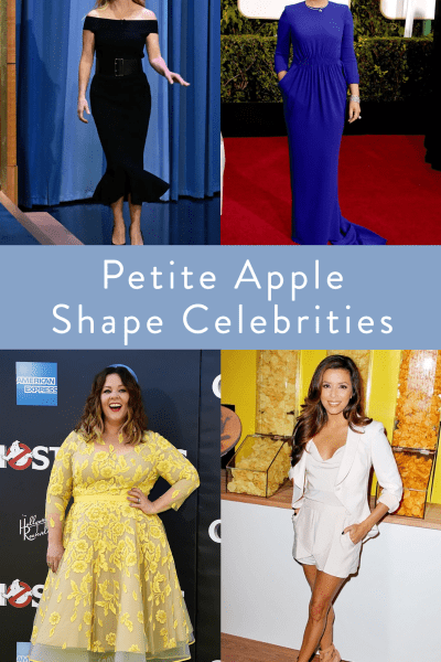 petite apple shape celebrities