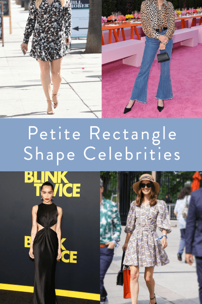 petite rectangle shape celebrities